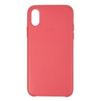 Чохол Original Leather Case для Apple iPhone XS Max Peony Pink (ARM53588)