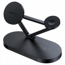 Бездротовий зарядний пристрій ACEFAST E9 desktop 3-in-1 wireless charging holder Black (AFE9)