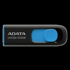 Flash A-DATA USB 3.2 UV 128 512Gb Black/Blue (AUV128-512G-RBE)