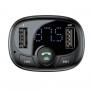 АЗП з FM-модулятор Baseus T Shaped S-09A Car Bluetooth MP3 Player (Standard Edition) Black (CCMT000001)