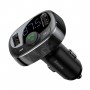 АЗП з FM-модулятор Baseus T Shaped S-09A Car Bluetooth MP3 Player (Standard Edition) Black (CCMT000001)