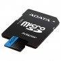 microSDXC (UHS-1) A-DATA Premier 64Gb Class 10 A1 (R-100Mb/s)  (adapter SD) (AUSDX64GUICL10A1-RA1)