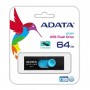 Flash A-DATA USB 3.0 AUV 320 64Gb Black/Blue (AUV320-64G-RBKBL)