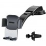 Тримач для мобiльного Baseus Easy Control Clamp Car Mount Holder (A Set)  Black (SUYK000001)