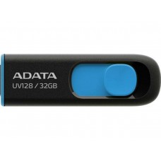 Flash A-DATA USB 3.2  UV 128 32Gb Black/Blue (AUV128-32G-RBE)