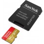 microSDXC (UHS-1 U3) SanDisk Extreme A2 64Gb class 10 V30 (R170MB/s,W80MB/s) (adapter SD) (SDSQXAH-064G-GN6MA)