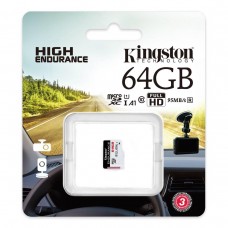 microSDXC (UHS-1 U1) Kingston Endurance 64Gb class 10 А1 (R95MB/s, W30MB/s) (SDCE/64GB)