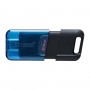 Flash Kingston USB 3.2 DT 80M 64GB Type-C Black/Blue (DT80M/64GB)