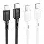 Кабель HOCO X83 Type-C to Type-C Victory 60W charging data cable Black (6931474770929)