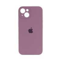 Чехол накладка Silicone Case Full Camera Protection для iPhone 14- amethyst