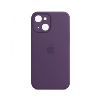 Чехол накладка Silicone Case Full Camera Protection для iPhone 14- grape