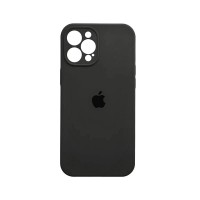 Чехол накладка Silicone Case Full Camera Protection для iPhone 14 Pro Max- black