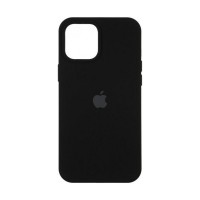 Чехол накладка Silicone Case Full для iPhone 12 Pro Max- black