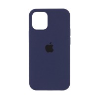 Чехол накладка Silicone Case Full для iPhone 12 Pro- dark blue