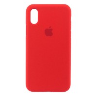 Чехол накладка Silicone Case Full для iPhone XR- red