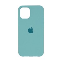 Чехол накладка Silicone Case Full для iPhone 12 Mini- turquoise