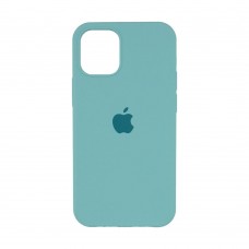 Чехол накладка Silicone Case Full для iPhone 12 Mini- turquoise