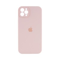 Чехол накладка Silicone Case Full Camera Protection для iPhone 14 Pro Max- pink sand