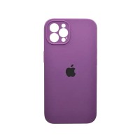 Чехол накладка Silicone Case Full Camera Protection для iPhone 14 Pro- ultra violet