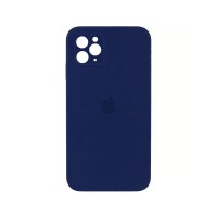 Чехол накладка Silicone Case Full Camera Protection для iPhone 14 Pro- midnight blue