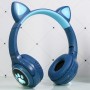 Bluetooth наушники CAT Ear XY-231 LED- темно-синий