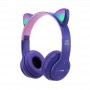 Bluetooth наушники CAT Ear P47M LED- фиолетовый