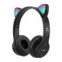 Bluetooth наушники CAT Ear P47M LED- черный