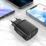 Сетевое зарядное устройство Aspor A811 (2USB/2.4A) + USB кабель Micro- черный