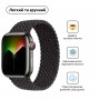 Ремінець ArmorStandart Braided Solo Loop для Apple Watch 38/40/41mm Black Unity Size 6 (144 mm) (ARM64896)