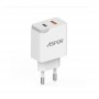 Сетевое зарядное устройство Aspor A823 Fast Charger (2USB/2.4A)- белый