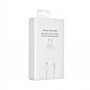 Сетевое зарядное устройство Apple 20W USB-C MHJ83ZM/A A2347 + кабель Type-C – Lightning- белый