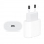 Сетевое зарядное устройство Apple 20W USB-C MHJ83ZM/A A2347 + кабель Type-C – Lightning- белый