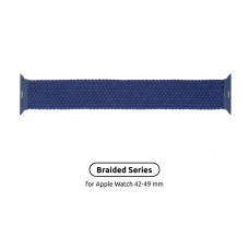 Ремінець ArmorStandart Braided Solo Loop для Apple Watch 42/44/45/49mm Atlantic Blue Size 10 (172 mm) (ARM58080)