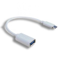 Переходник OTG USB – Type-C 0.15м- белый