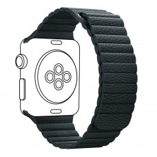 Ремінець ArmorStandart Leather Loop для Apple Watch 38/40/41mm Midnight Blue (ARM57839)