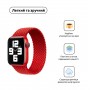 Ремінець ArmorStandart Braided Solo Loop для Apple Watch 42/44/45/49mm Red Size 8 (160 mm) (ARM58082)