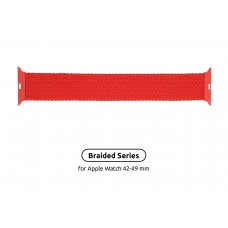 Ремінець ArmorStandart Braided Solo Loop для Apple Watch 42/44/45/49mm Red Size 10 (172 mm) (ARM58083)