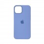 Чехол накладка Silicone Case Full with Magsafe для Apple iPhone 14- Sky