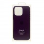 Чехол накладка Silicone Case Full with Magsafe для Apple iPhone 14- Berry Purple