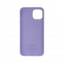 Чехол накладка Silicone Case Full with Magsafe для Apple iPhone 14- Lilac