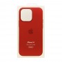 Чехол накладка Silicone Case Full with Magsafe для Apple iPhone 14- Red