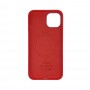 Чехол накладка Silicone Case Full with Magsafe для Apple iPhone 14- Red