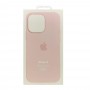 Чехол накладка Silicone Case Full with Magsafe для Apple iPhone 14- Chalk Pink