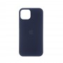 Чехол накладка Silicone Case Full with Magsafe для Apple iPhone 14- Midnight