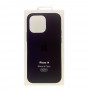 Чехол накладка Silicone Case Full with Magsafe для Apple iPhone 14- Midnight