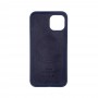 Чехол накладка Silicone Case Full with Magsafe для Apple iPhone 14- Midnight