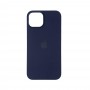 Чехол накладка Silicone Case Full with Magsafe для Apple iPhone 14- Storm Blue