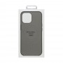 Чехол накладка Silicone Clear Case Full MagSafe для iPhone 15 Plus- grey