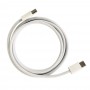 Кабель Apple textile 60W Type-C to Type-C- white