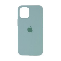 Чехол накладка Silicone Case Full для iPhone 12 Mini- light turquoise
